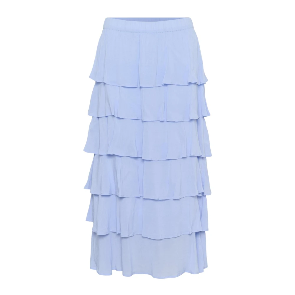 Part Two Women's Blue Midi Skirts, Xs, Midi Skirt