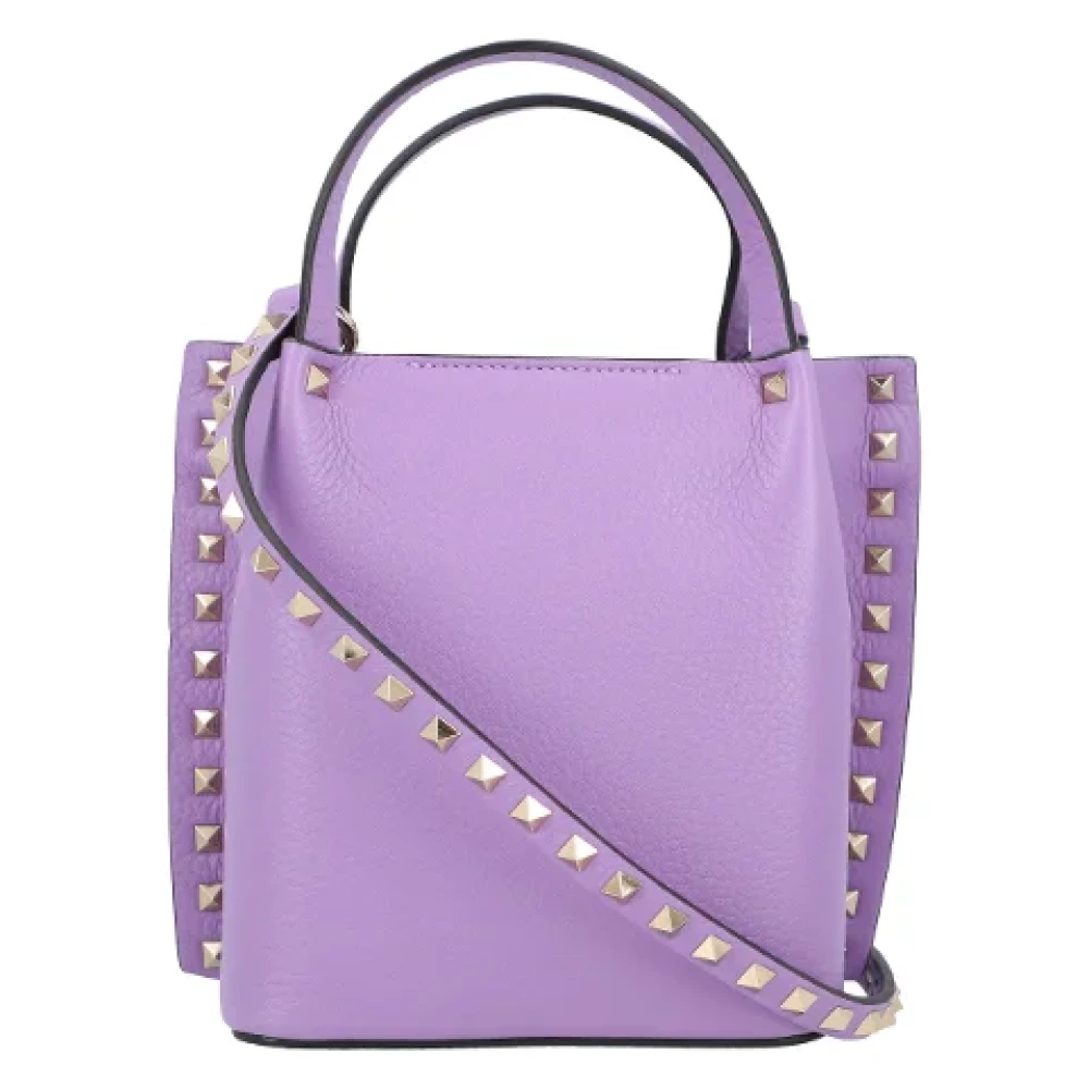 Valentino Leather handbags Purple Dames