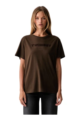 Logotyp T-shirt i textur