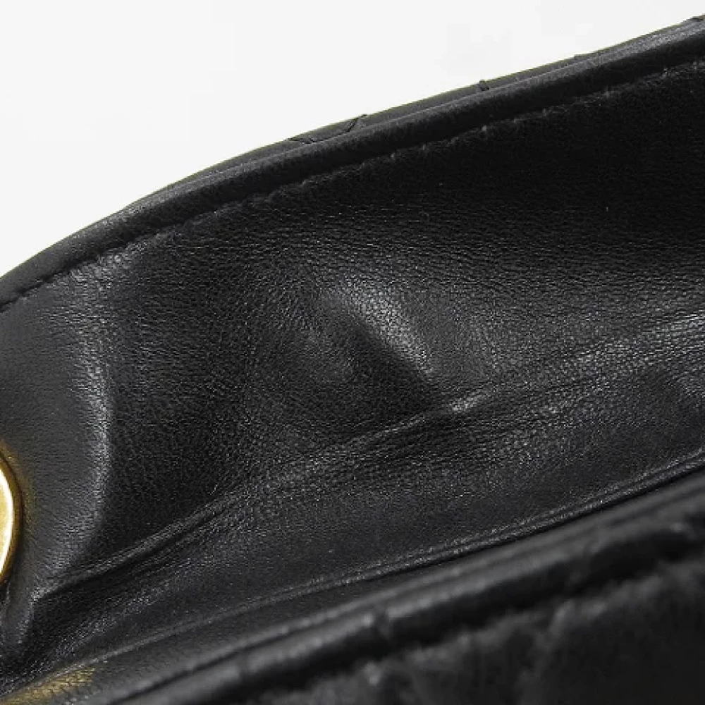 Dior Vintage Pre-owned Leather handbags Black Dames