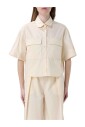 chemise-en-coton-jaune-creme
