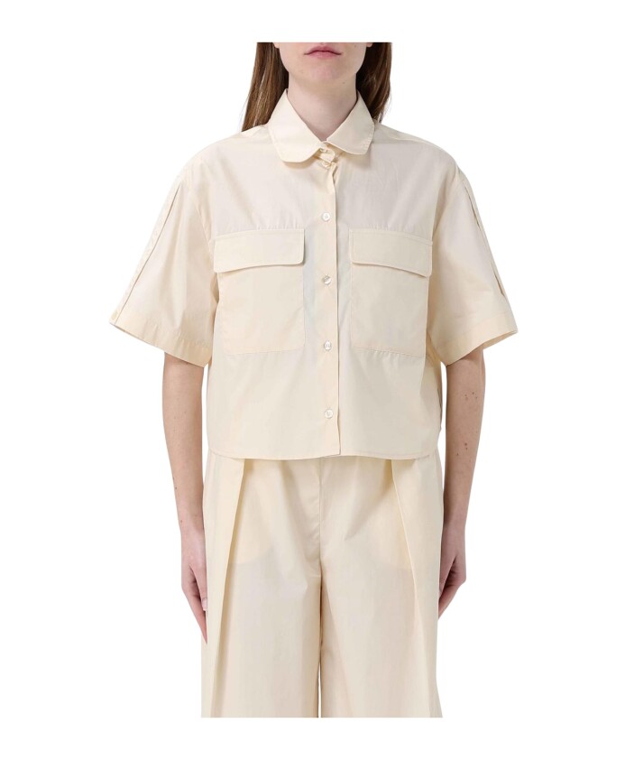 chemise-en-coton-jaune-creme