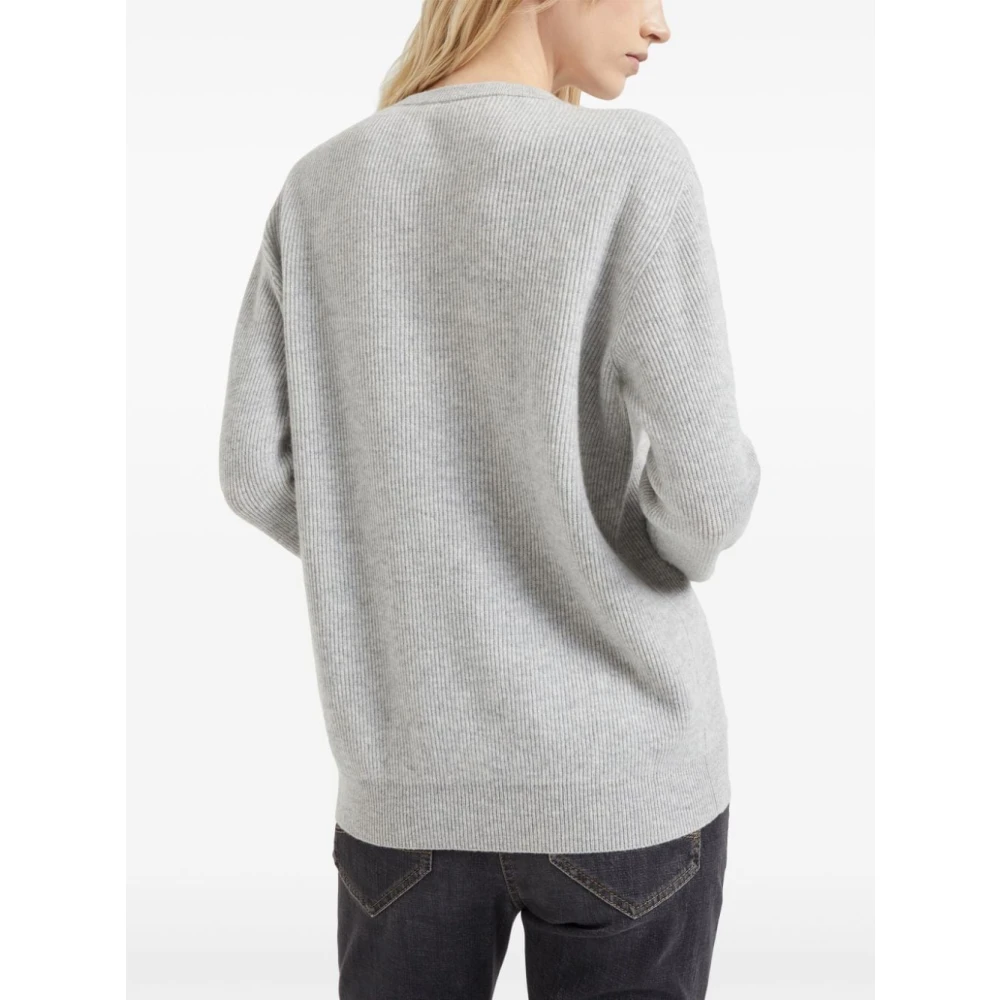 BRUNELLO CUCINELLI Grijze Sweatshirt Aw24 Dameskleding Gray Dames