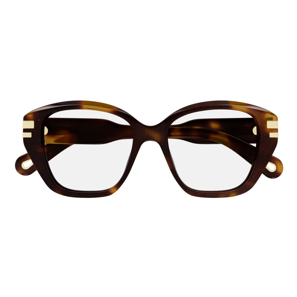 Chloé Mode Bril in Zwart Brown Dames