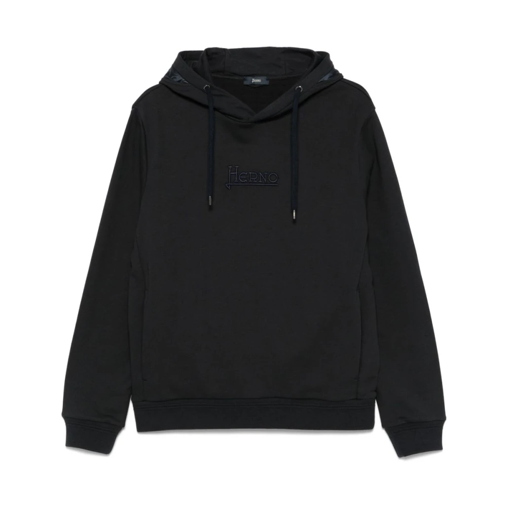 Herno Men's Blue Hoodies,, Jumpers For Extra Large
