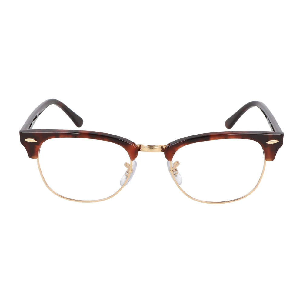 Ray-Ban Vierkante Frame Bril Brown Unisex