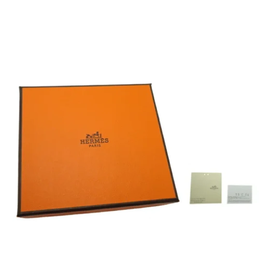 Hermès Vintage Pre-owned Leather wallets Beige Dames