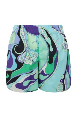 orkide-tryck-bomull-shorts