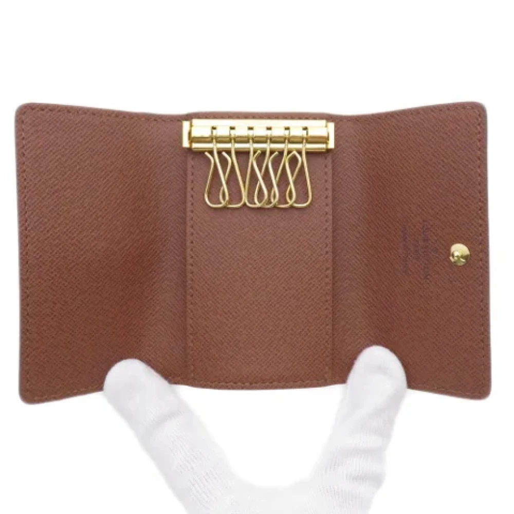 Louis Vuitton Vintage Pre-owned Canvas key-holders Brown Dames