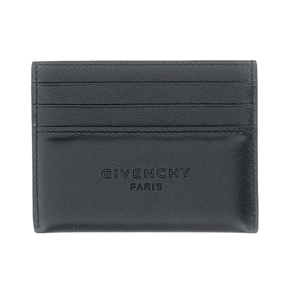Givenchy Men's Black Wallets & Cardholders, One Size, Leather Card Holder