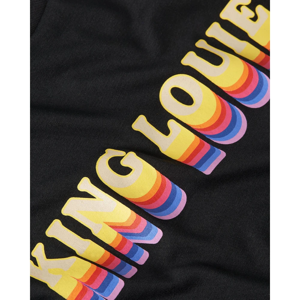 king louie Logo Plaatsing T-shirt Black Dames