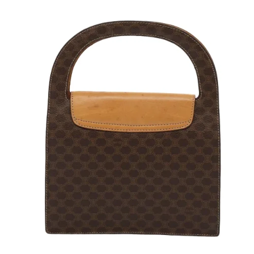 Celine Vintage Pre-owned Canvas celine-bags Brown Dames