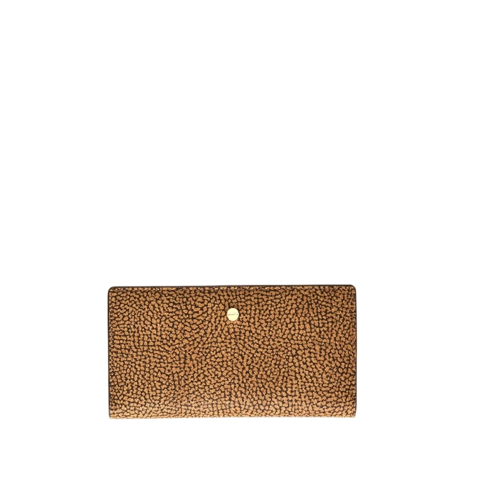 Borbonese Women's Brown Wallets & Cardholders, One Size, Compact Graffiti Wallet