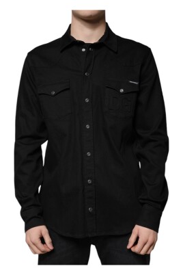 black-cotton-button-down-shirt