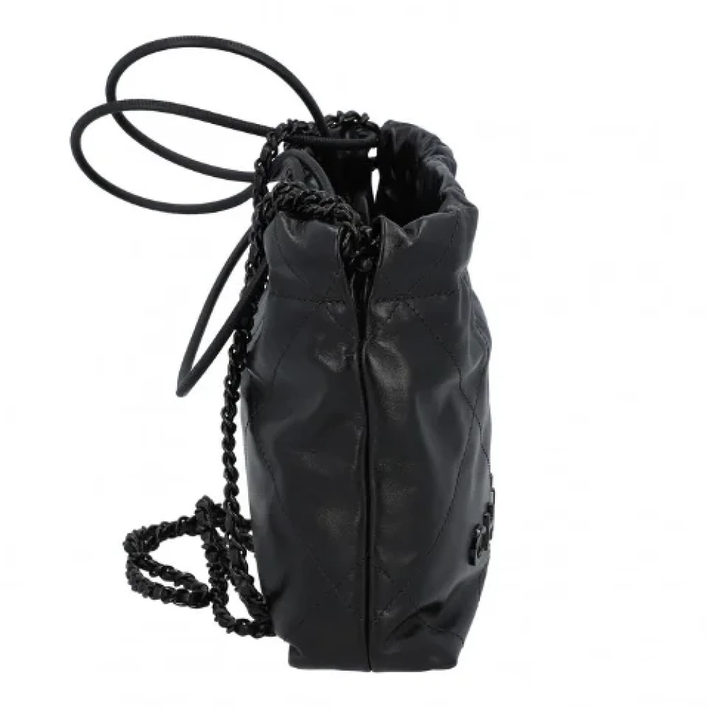 Chanel Vintage Pre-owned Leather chanel-bags Black Dames