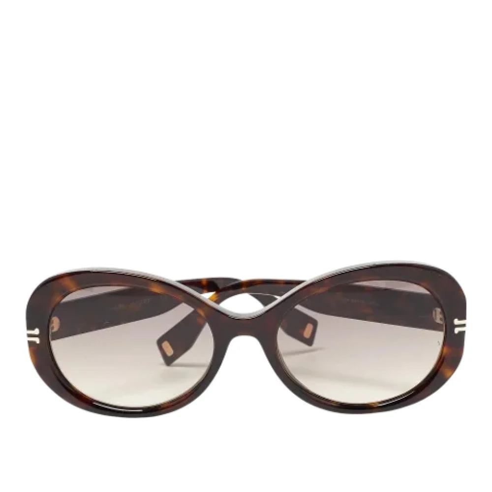 Marc Jacobs Pre-owned Acetate sunglasses Brown Dames