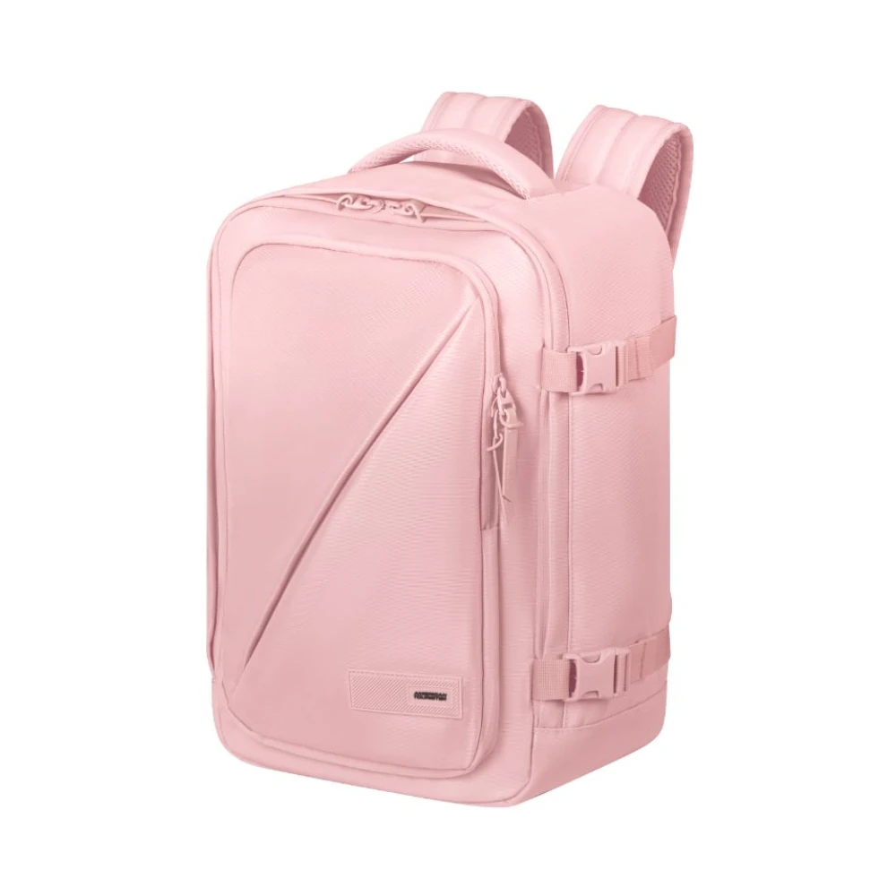 American Tourister Praktische en functionele handbagage rugzak Pink Unisex