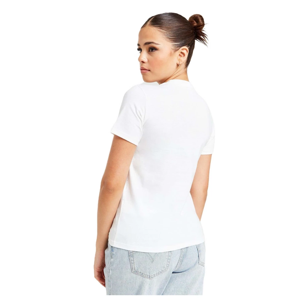 Converse Chuck Patch Leopard Infill TEE T-shirt White Dames