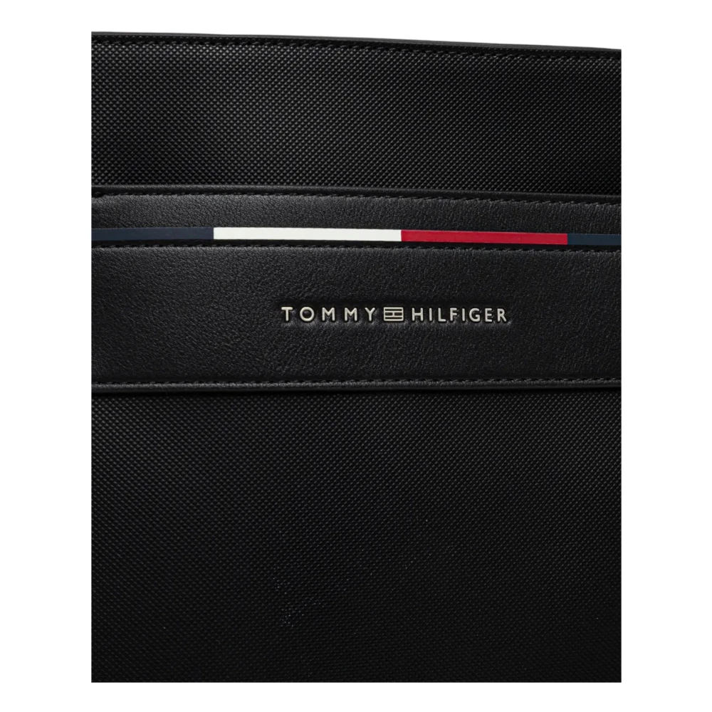 Tommy Hilfiger Heren Schoudertas Collectie in Polyurethaan Black Heren