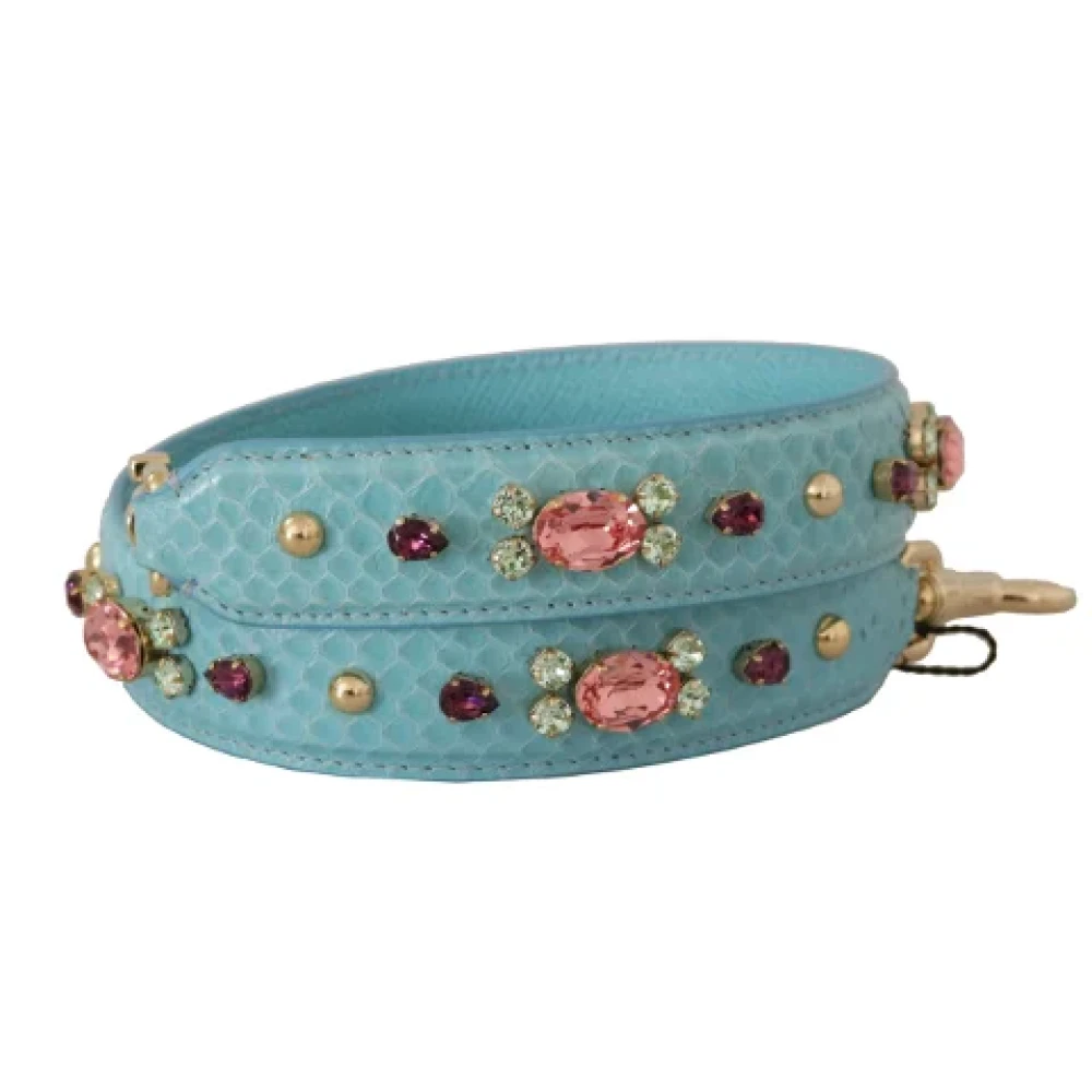 Dolce & Gabbana Pre-owned Fabric belts Blue Dames