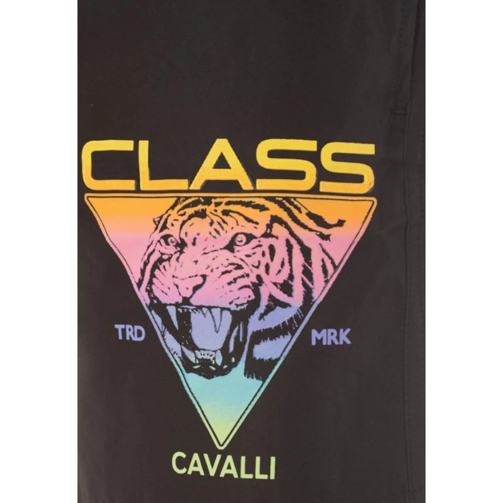 Just Cavalli Mannen Logo Kostuum Black Heren