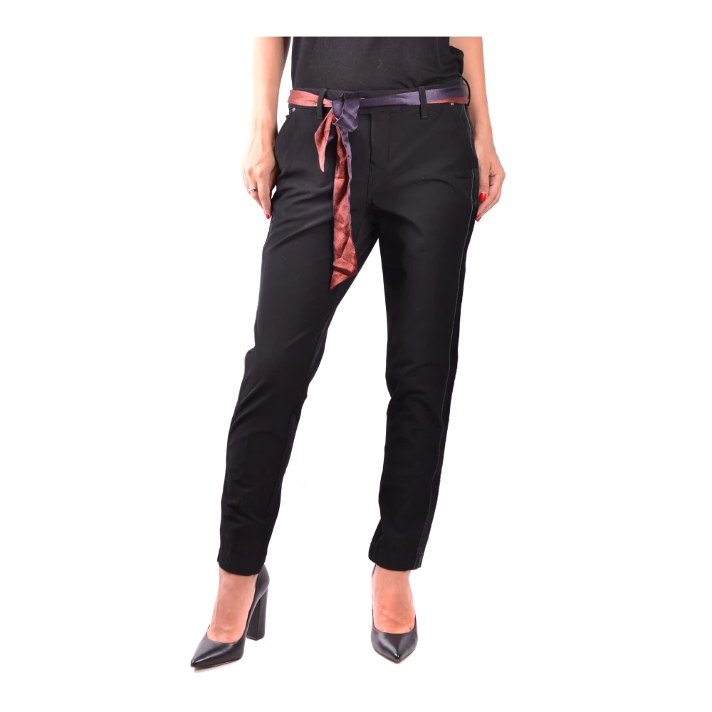 Jacob Cohën Women's Black Wide Trousers, W27, Wide Leg Trousers