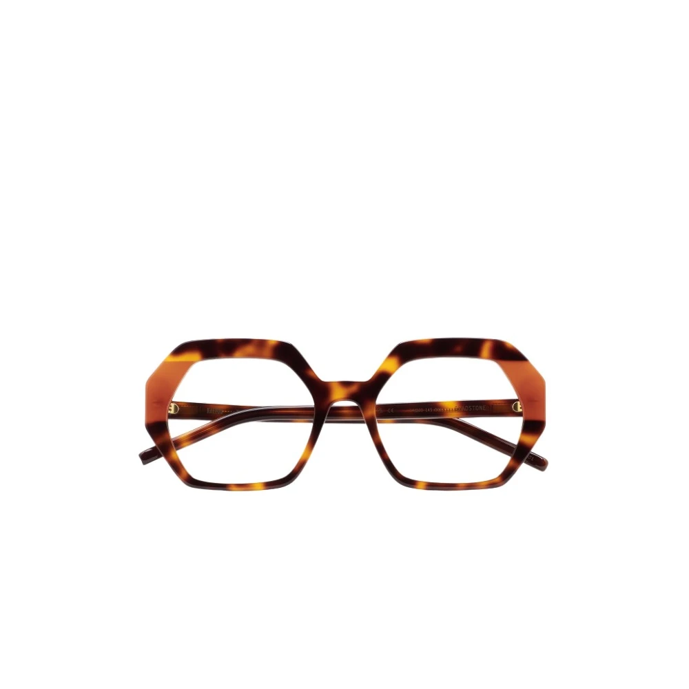 Kaleos Hexagonale Bruine Brilmodel Gladstone Brown Unisex