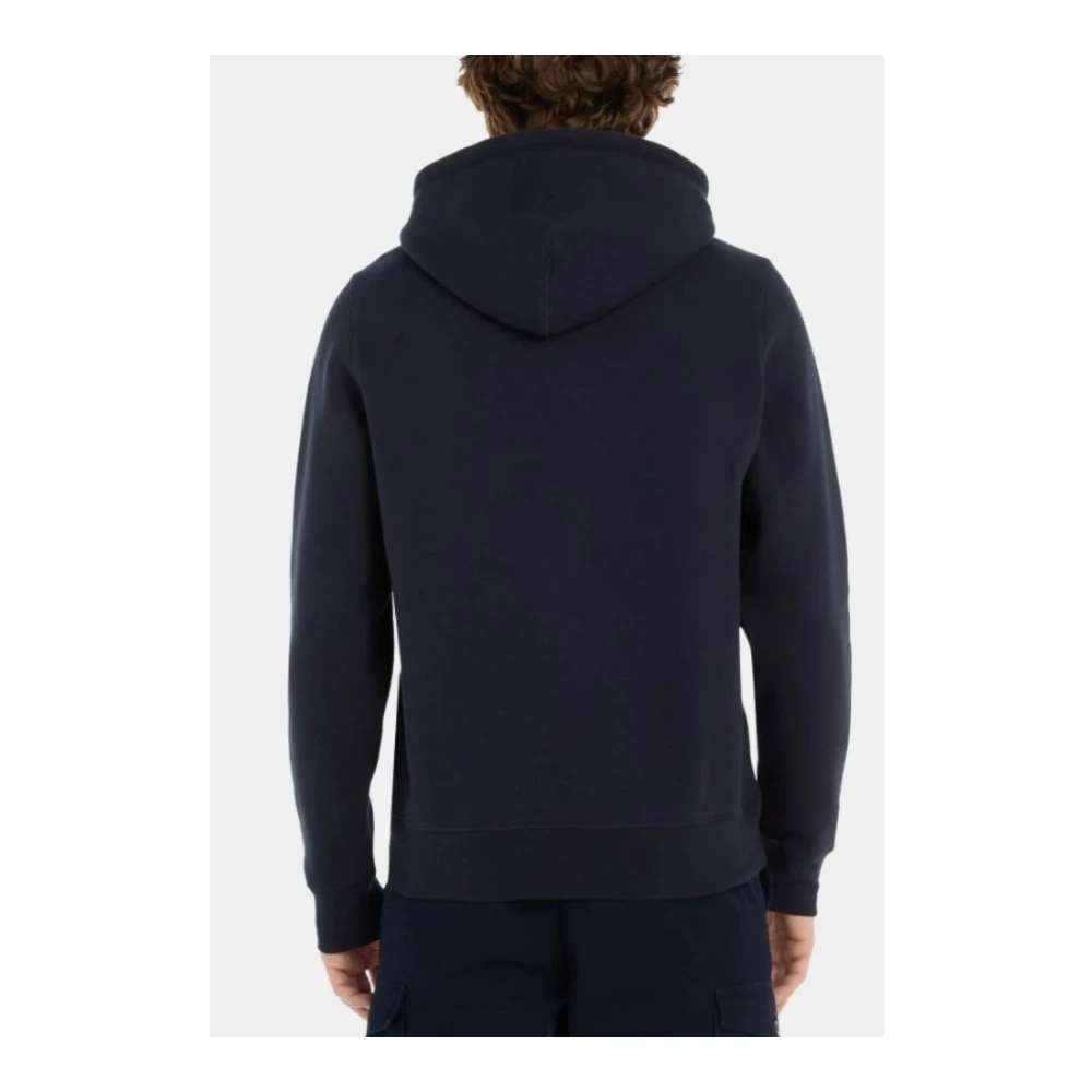 Tommy Hilfiger Monogram Applique Hoody voor Mannen Blue Heren