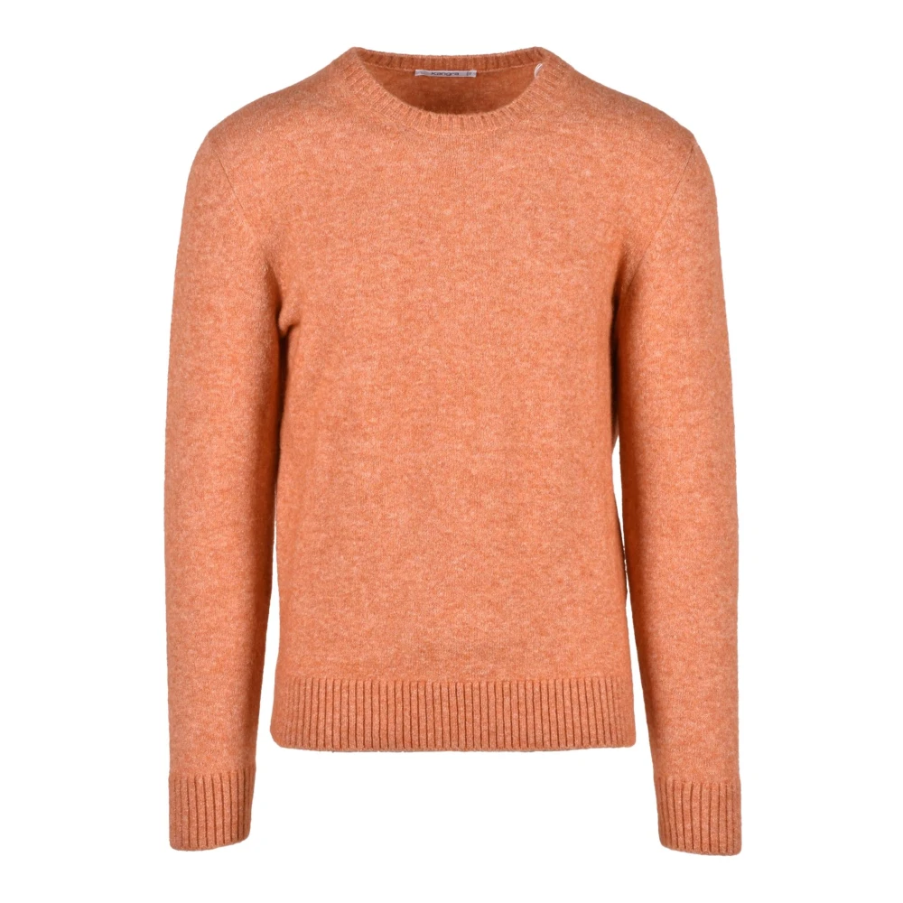 Kangra Zachte Gebreide Trui Mix Orange Heren