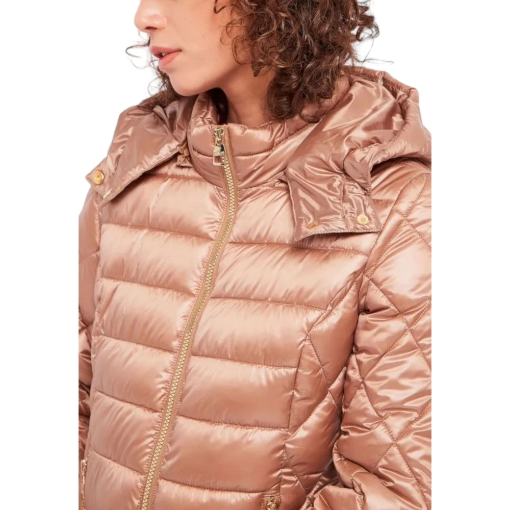 Gaudi Korte Pufferjas Brown Dames
