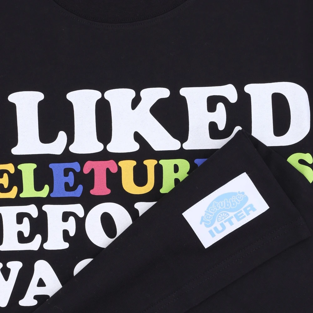 Iuter Coole Teletubbies Zwarte Heren T-shirt Black Heren