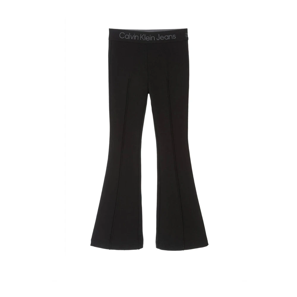 Calvin Klein Jeans Girls Black Leggings - Trousers - 14 Y - Kids