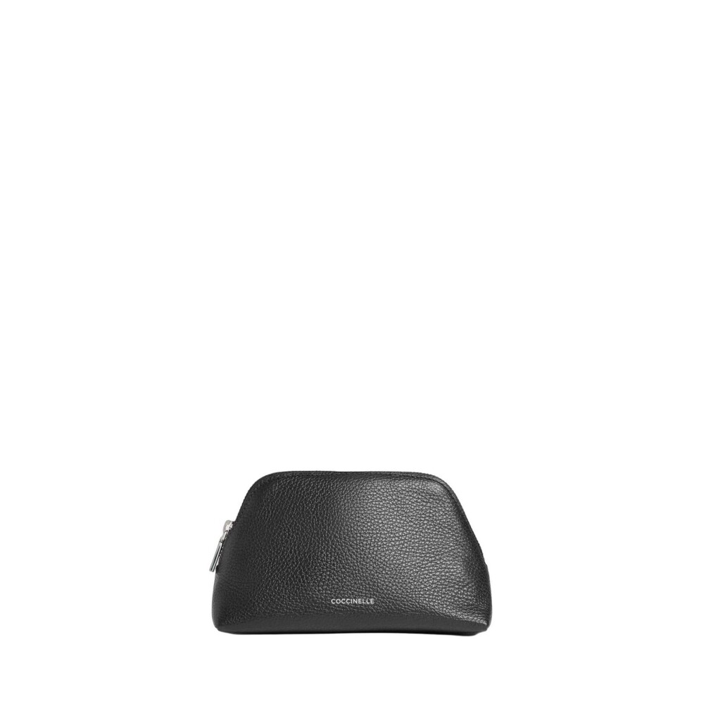 Hello-bags Damen Kulturbeutel „LAVITA“ Aus Baumwolle – Vielseitig Als Handtasche Oder Kosmetiktasche, Schwarz/Ecru