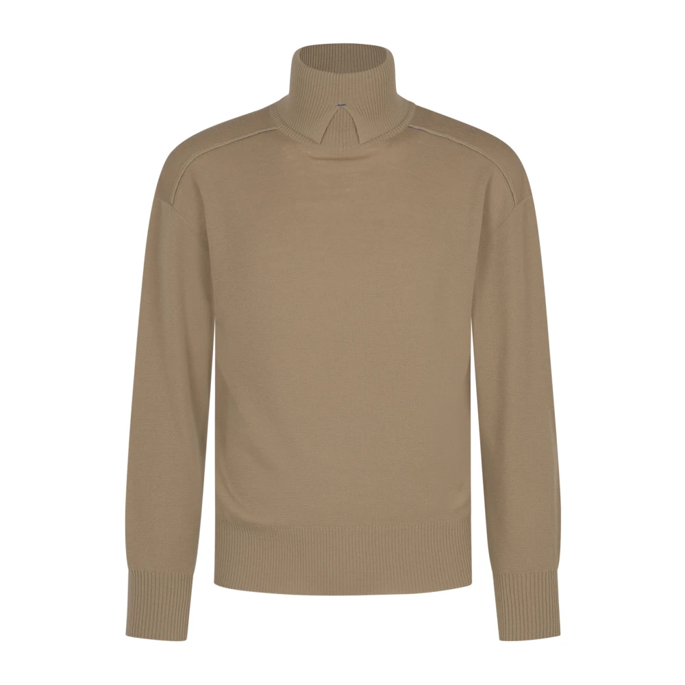 Burberry Ruiter Wol Jumper Brown Heren