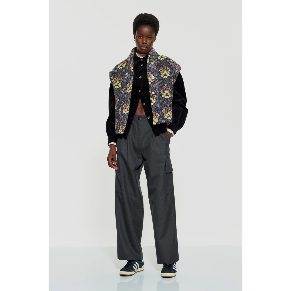 Antik batik Eros print gilet Multicolor Dames
