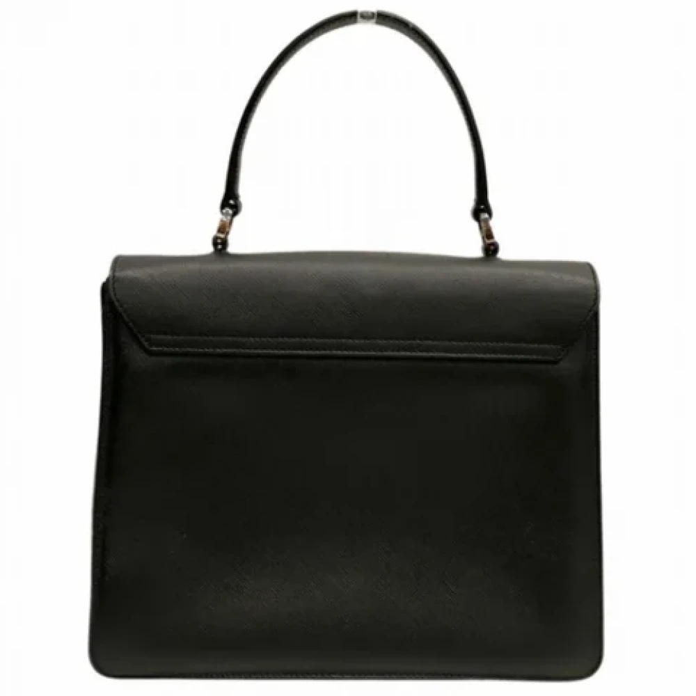 Salvatore Ferragamo Pre-owned Leather handbags Black Dames