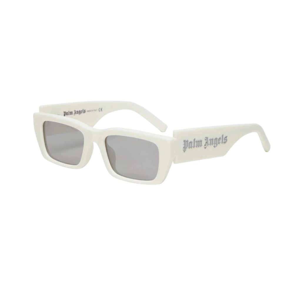 Palm Angels Unisex White Mirror Sunglasses - Sunglasses - 53 Mm - Accessories