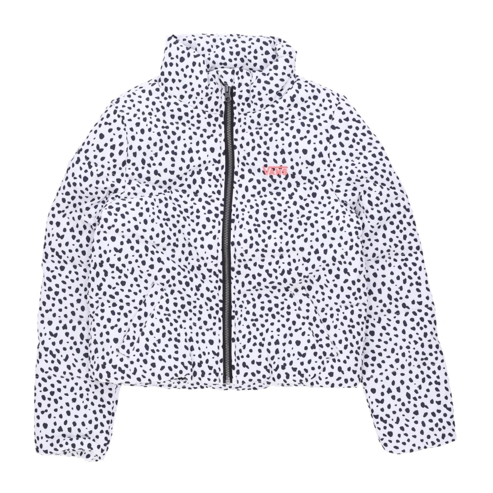 Vans Dierenprint Puffer Donsjas White Dames
