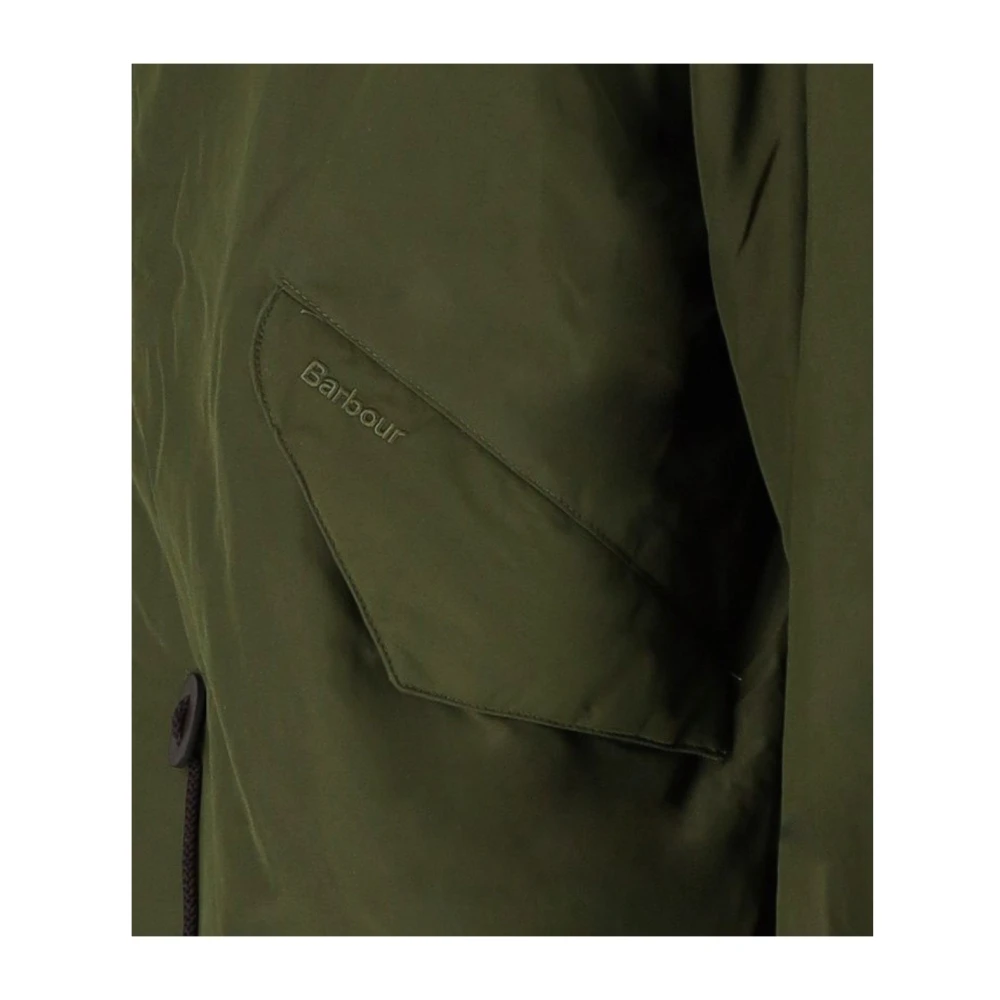 Baracuta Groene Mods Casual Parka met capuchon Green Heren