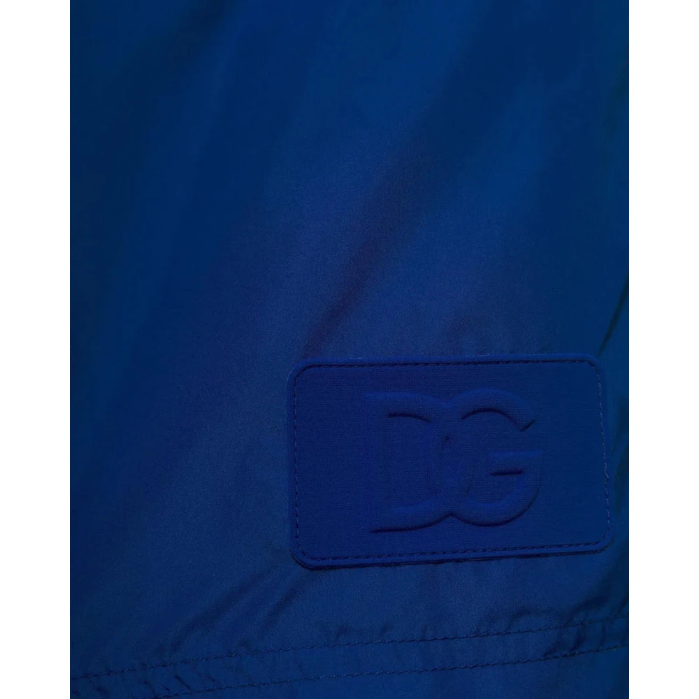 Dolce & Gabbana Logo Zwemshorts Blue Heren