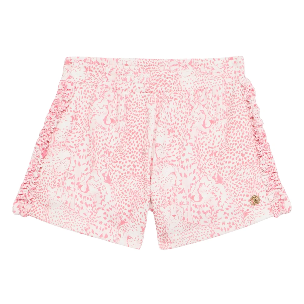 Roberto Cavalli Girls Pink Shorts, 10 Y, Luxurious Branded Shorts Ss2025