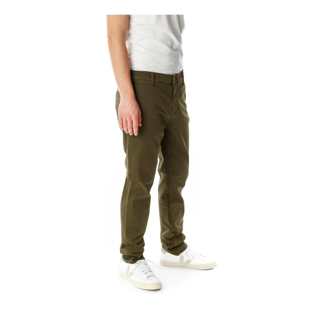 Nudie Jeans Chinos Green Heren