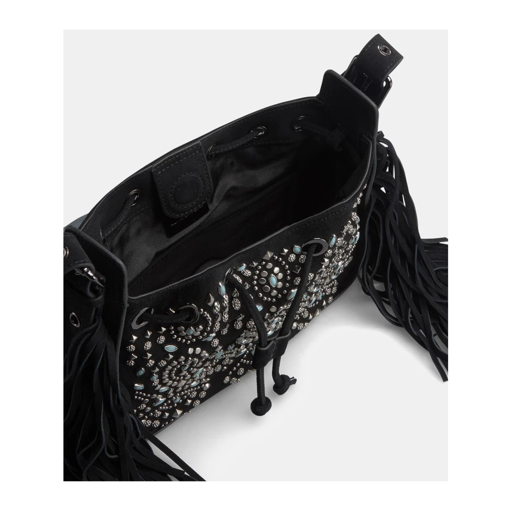 Alma en Pena Schoudertas studs Black Dames