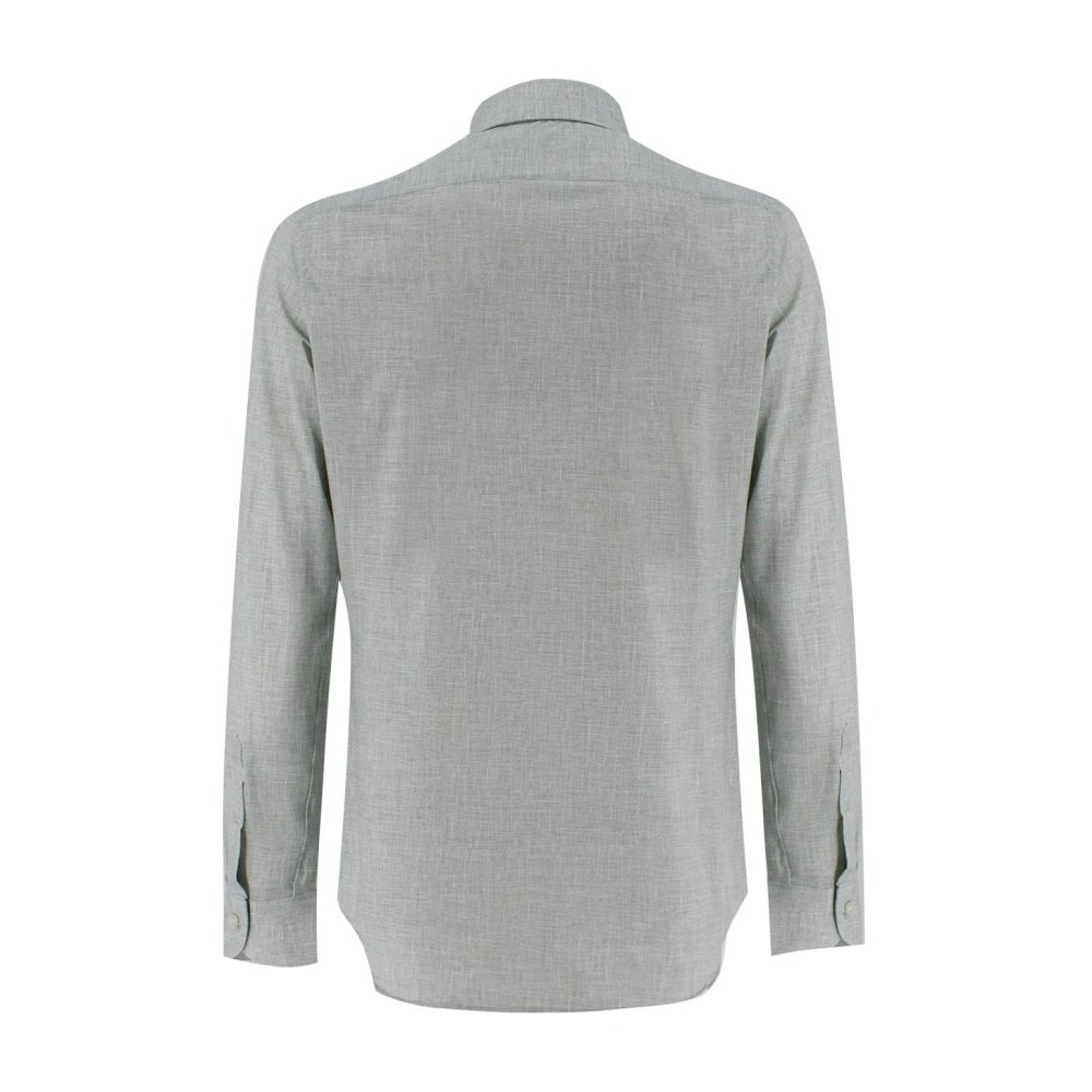 Xacus Verfijnde Franse Kraag Overhemd Gray Heren
