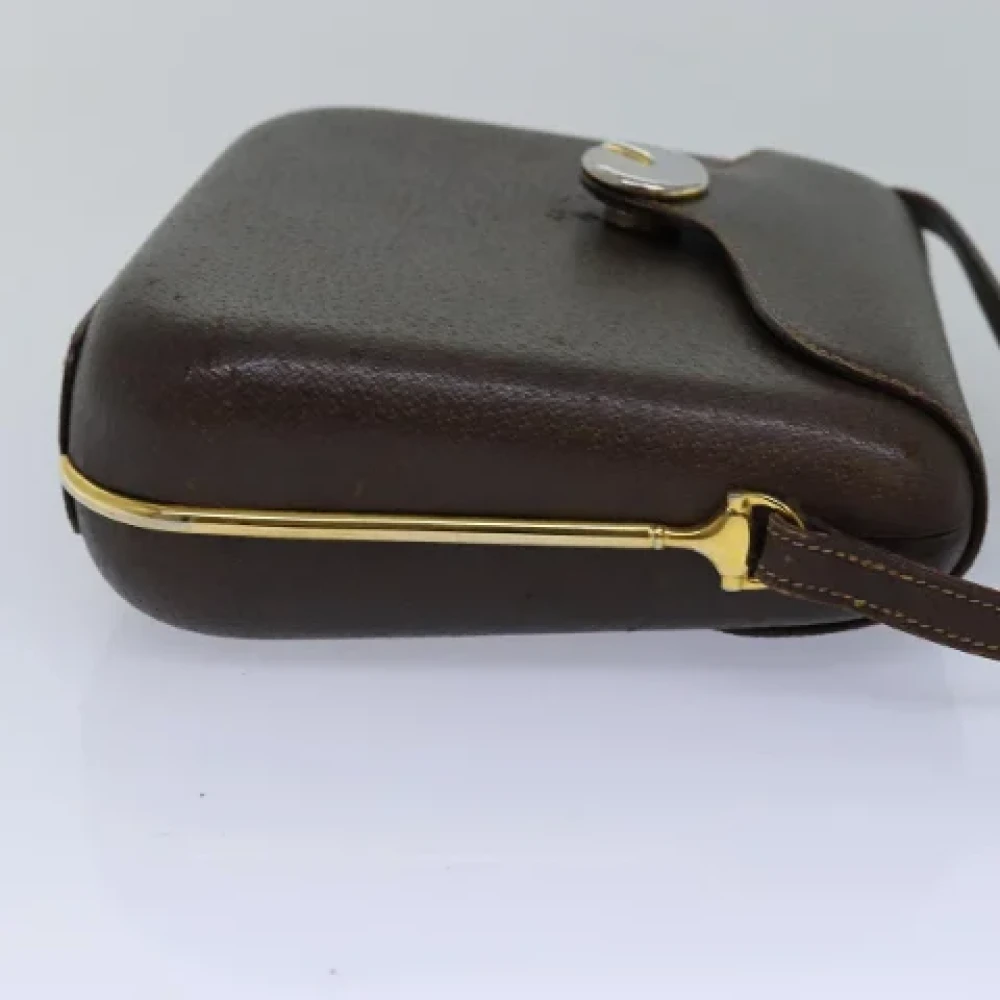 Gucci Vintage Pre-owned Leather gucci-bags Brown Dames