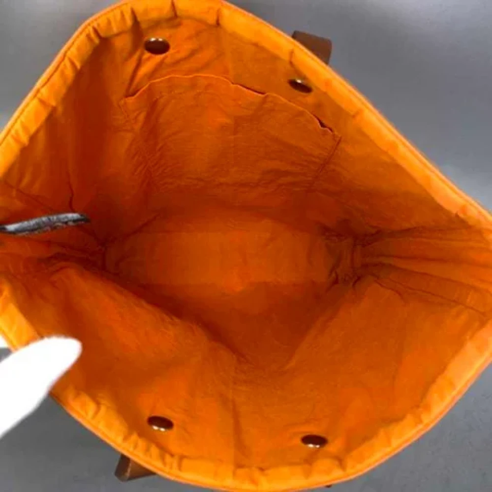 Hermès Vintage Pre-owned Fabric totes Orange Dames