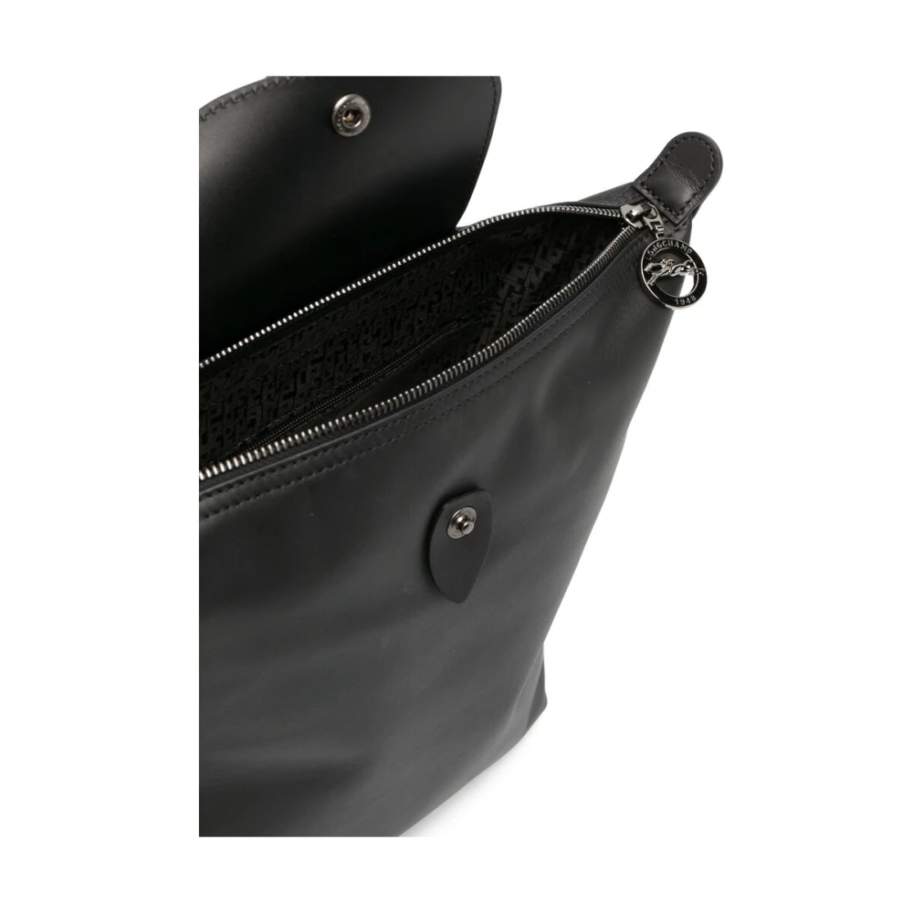 Longchamp Paris Leren Rugzak Black Dames