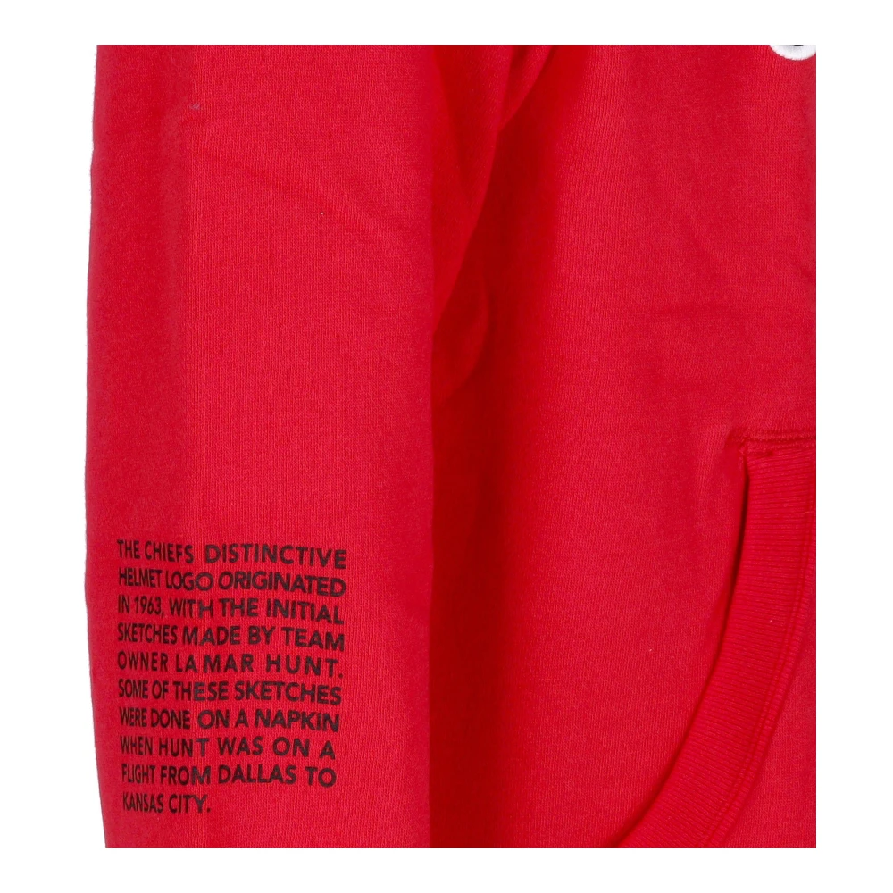 Mitchell & Ness NFL Team Origins Fleece Hoodie Red Heren