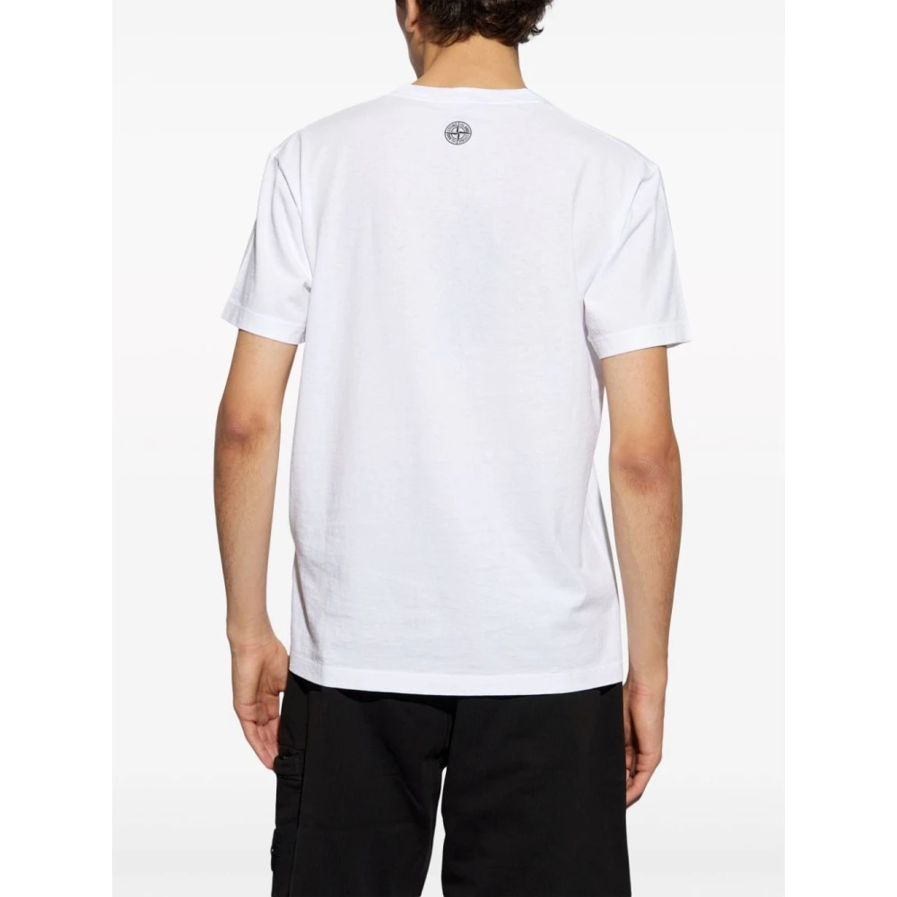 Stone Island Witte T-shirts en Polos White Heren