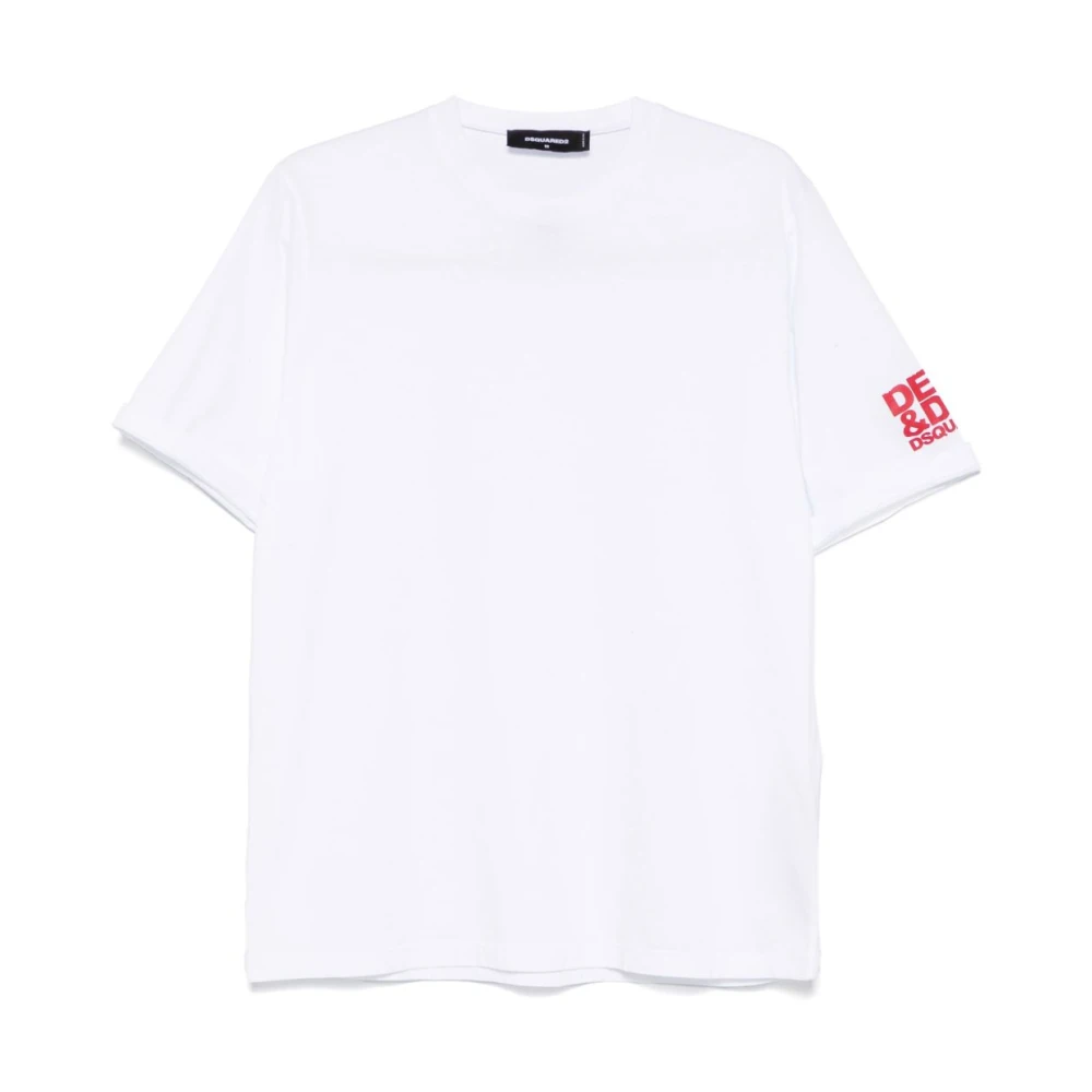 Dsquared2 Men's White Shirt For Small
